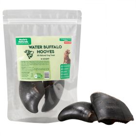 Water Buffalo Hooves-100% Natural; High Protein; Long-Lasting; Grain-Free; Gluten-Free; Dog Dental Treat & Chews; 4 COUNT-10 oz Water Buffalo Hooves-100% Natural; High Protein; Long-Lasting; Grain-Free; Gluten-Free; Dog Dental Treat & Chews; 4 COUNT-10 oz